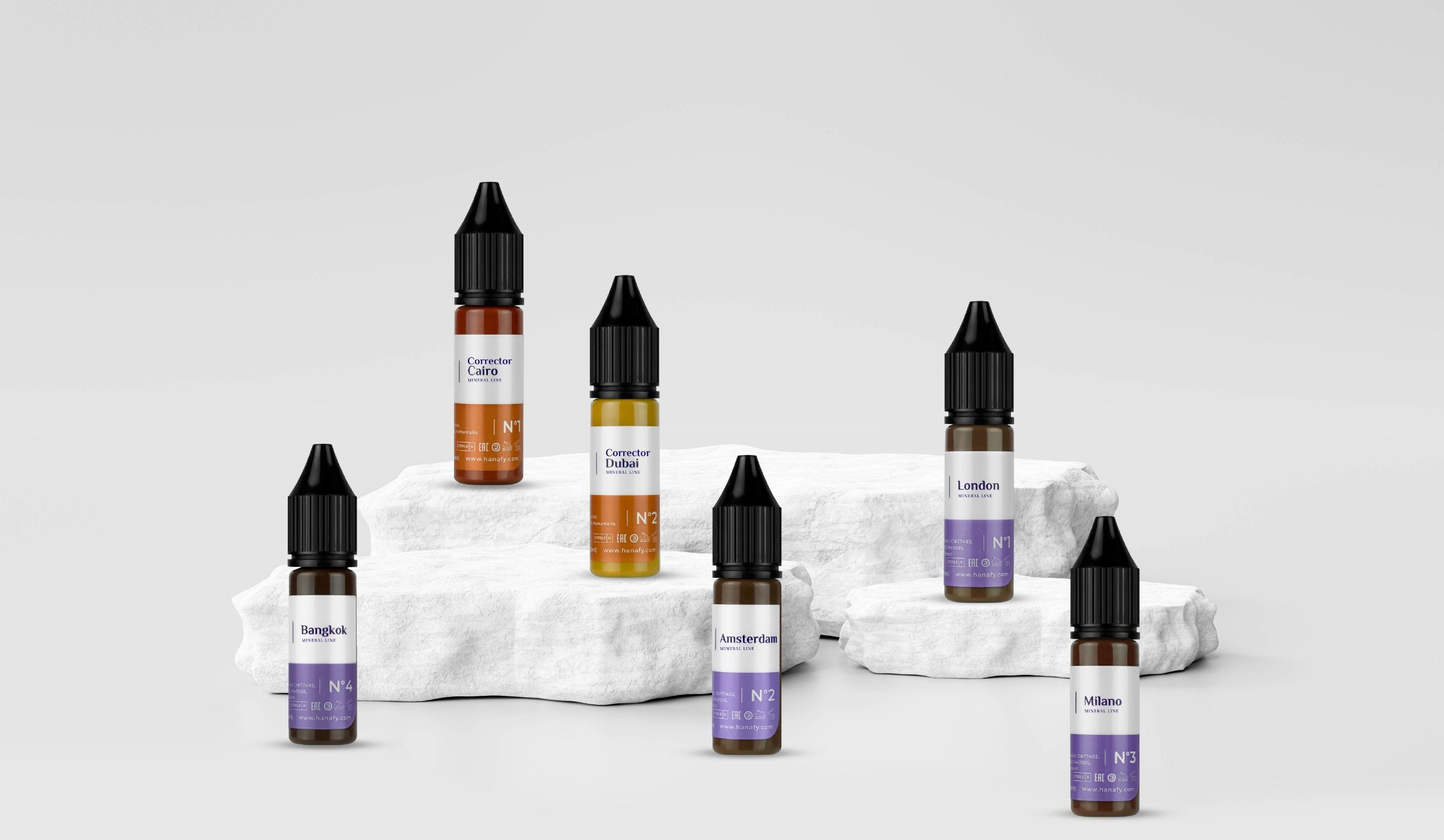 Mineral Eyebrow Pigments – Hanafy Pigments USA