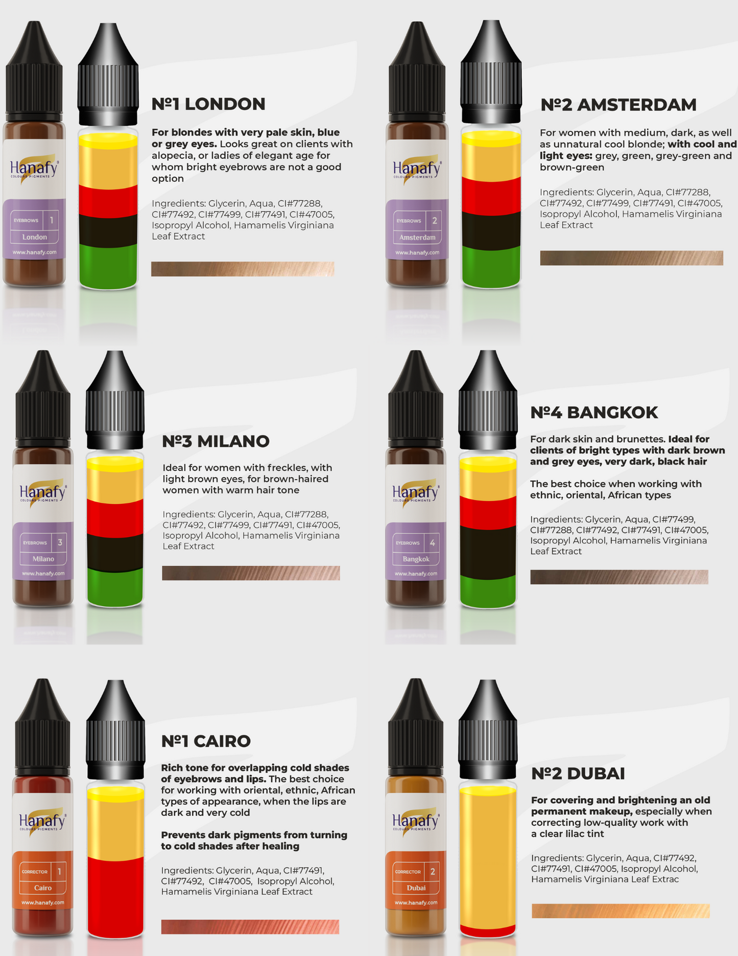 Full Mineral Eyebrow Set - 15ml