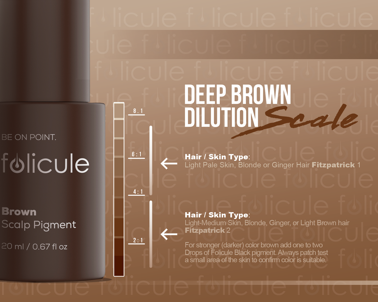 FOLICULE X HANAFY - Brown SMP Pigment