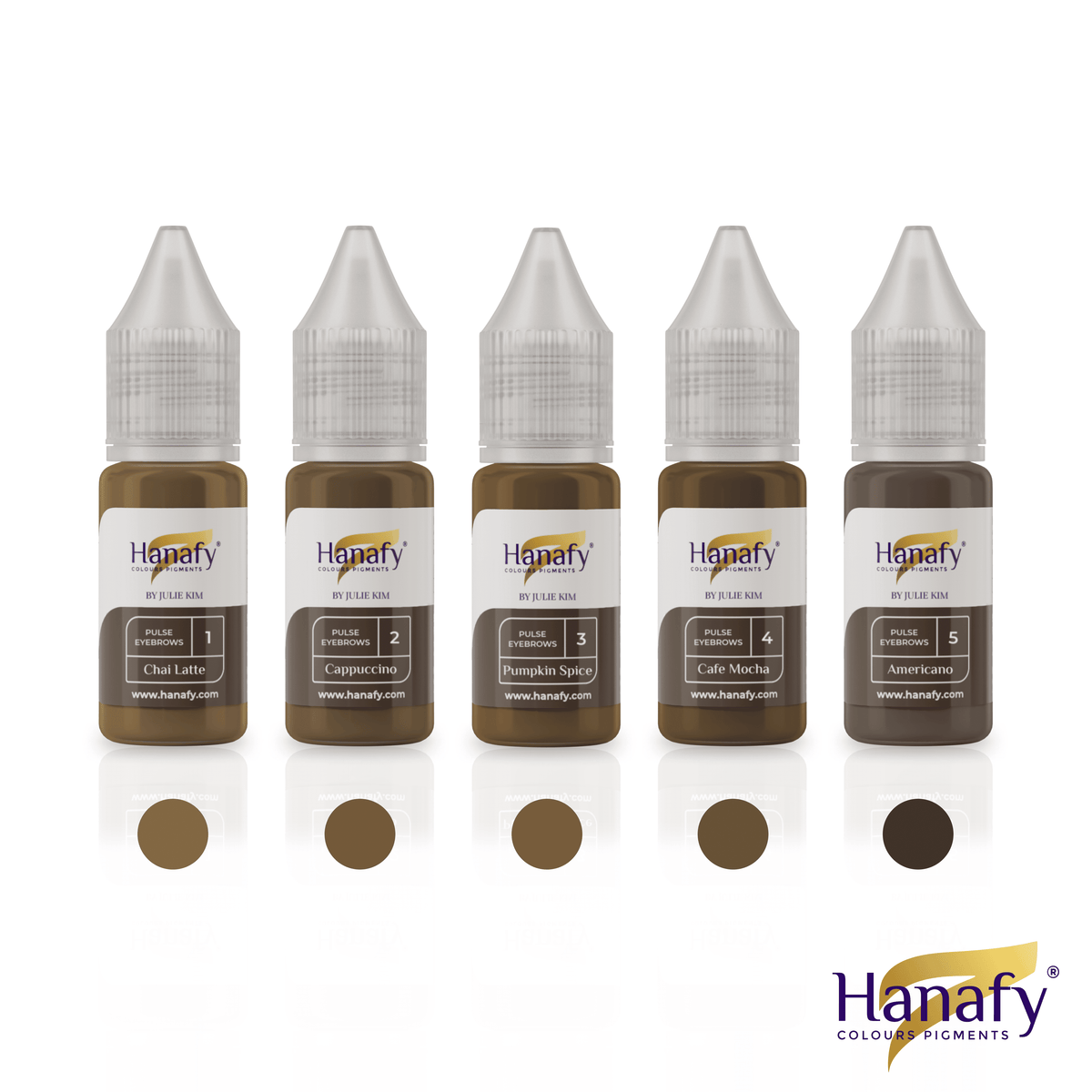 Pulse Eyebrows Full Set - 10ml – Hanafy Pigments USA