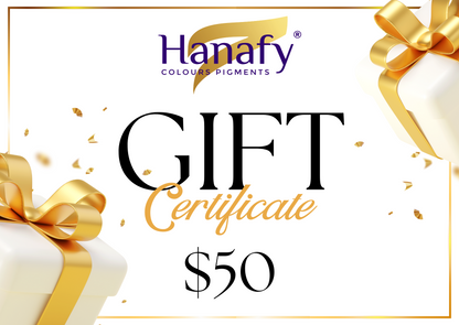 Hanafy Pigments Gift Certificate