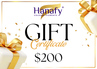 Hanafy Pigments Gift Certificate